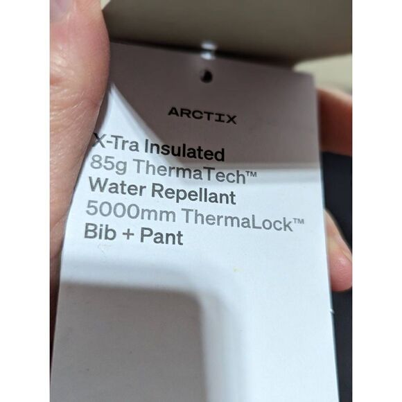 Arctix Men's Medium Black Insulated Snow Ski Pants - Picture 12 of 12